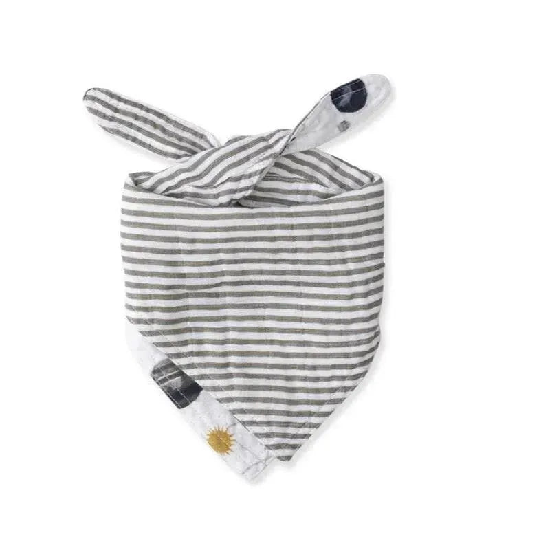 Little Unicorn - Cotton Muslin Reversible Bandana Bib, Planetary Image 2