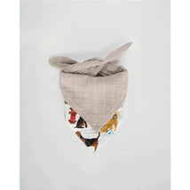 Little Unicorn Cotton Muslin Reversible Bandana Bib Woof Image 2