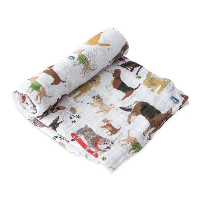 Little Unicorn Cotton Muslin Swaddle Single - Woof Image 2