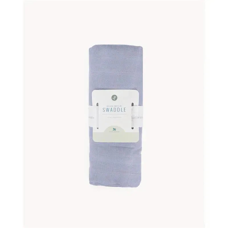 Little Unicorn Deluxe Muslin Swaddle Single - Lavander Image 3