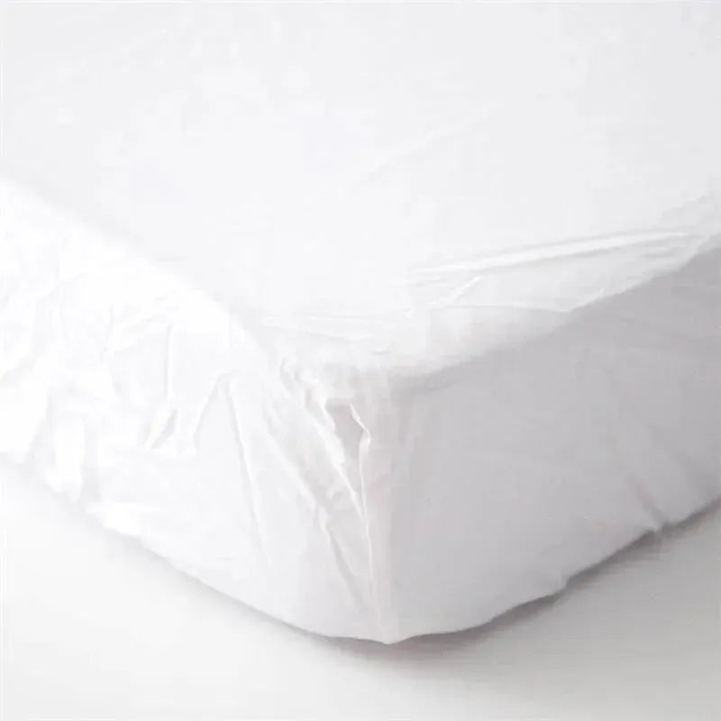 Little Unicorn Percale Crib Sheet - White Image 1