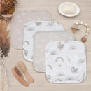 Living Textiles - 4Pk Baby Wash Cloths, Sloth/Rainbow Image 5