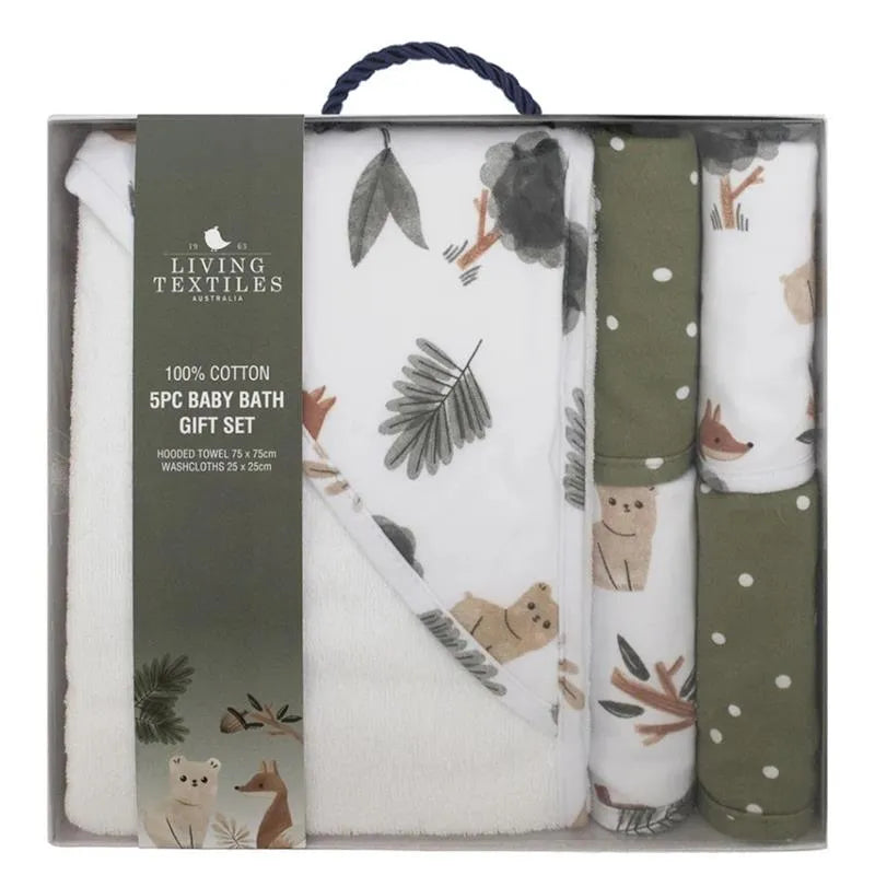 Living Textiles - 5Pk Bath Gift Set, Forest Retreat  Image 3