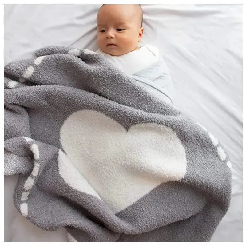 Living Textiles - Cozy Baby Blanket - Cloud Image 4