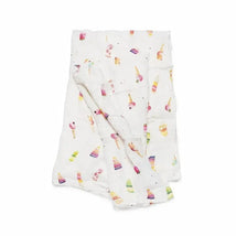 Loulou Lollipop Ice Cream Bamboo Swaddle Blanket Image 2