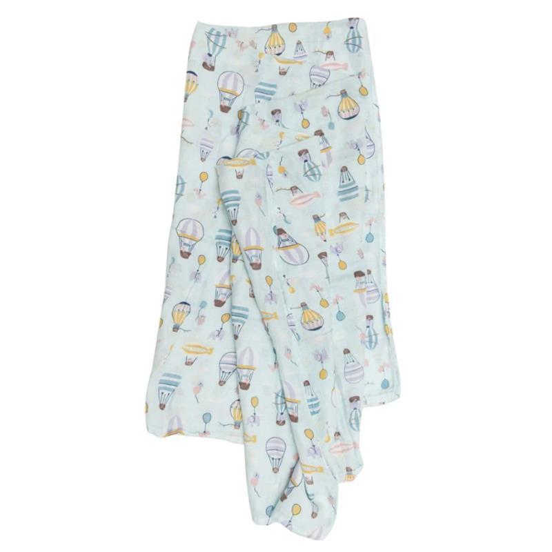 Loulou Lollipop Muslin Baby Swaddle - Up Up Away Image 1