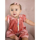Loulou Lollipop - Silicone Pacifier Holder, Cotton Candy Image 5