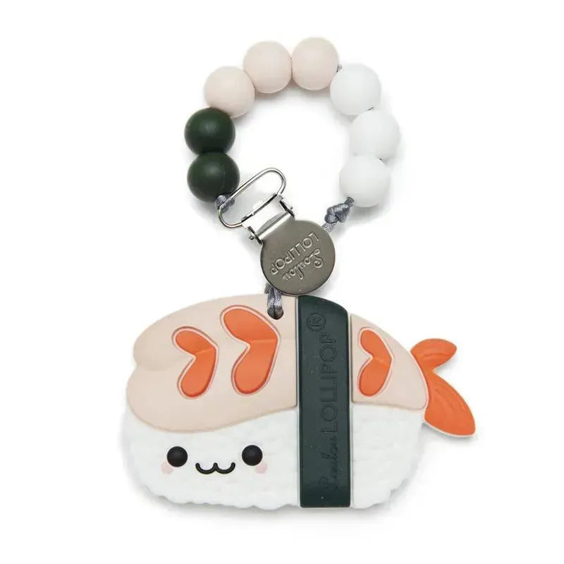 Loulou Lollipop - Silicone Teether Set, Ebi Shrimp Image 1