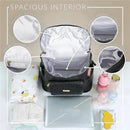 Luli Bebe - Monaco Diaper Bag Backpack, Latte-Brown Image 7