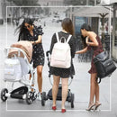 Luli Bebe - Monaco Diaper Bag Backpack, Latte-Brown Image 9