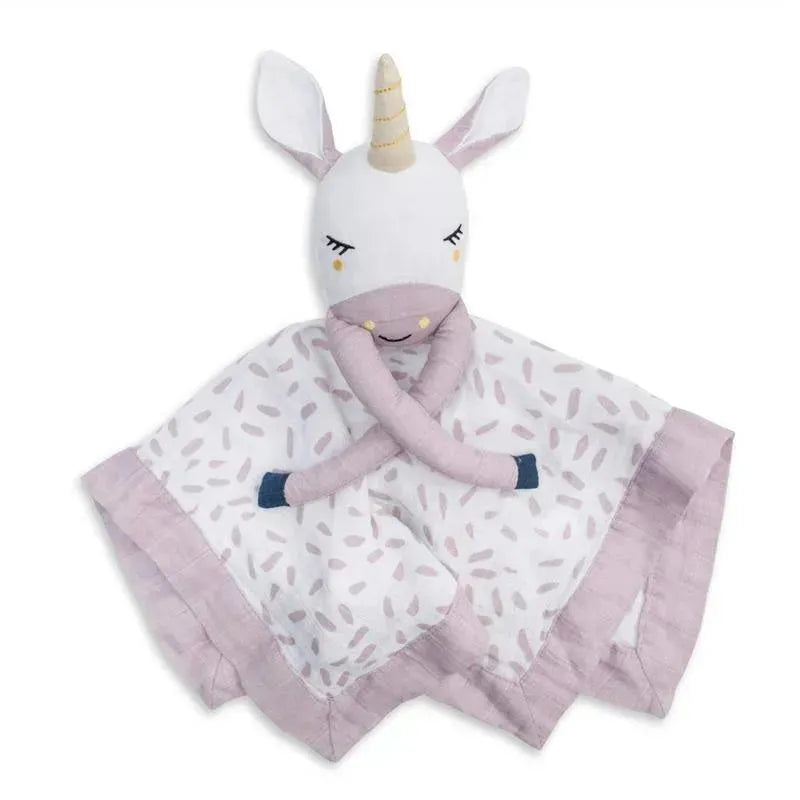 Lulujo - Unicorn Cotton Muslin Lovie Image 1