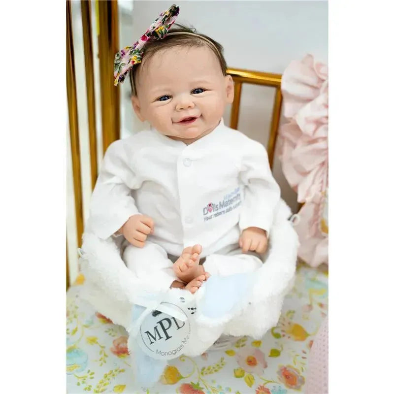 Reborn Baby Dolls - White Vinyl & Fabric Torso, Vivian 2 Image 4