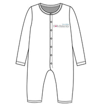 Macrobaby Doll's Maternity - White Long Sleeve Baby Romper Image 1