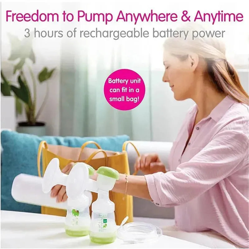 Mam - 2-in-1 Double Electric Breast Pump & Manual Breast Pump Image 6