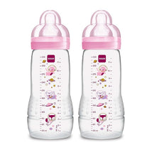 Mam - 2Pk Baby Bottles Anti-Colic 11Oz (Colors May Vary) Image 2
