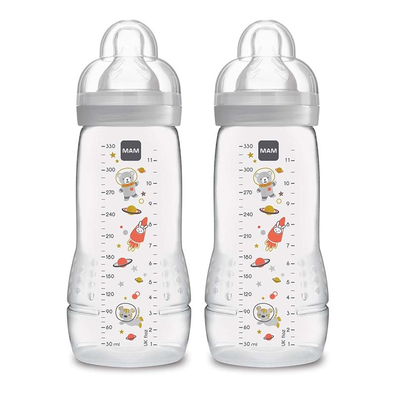 Mam - 2Pk Baby Bottles Anti-Colic 11Oz (Colors May Vary) Image 4