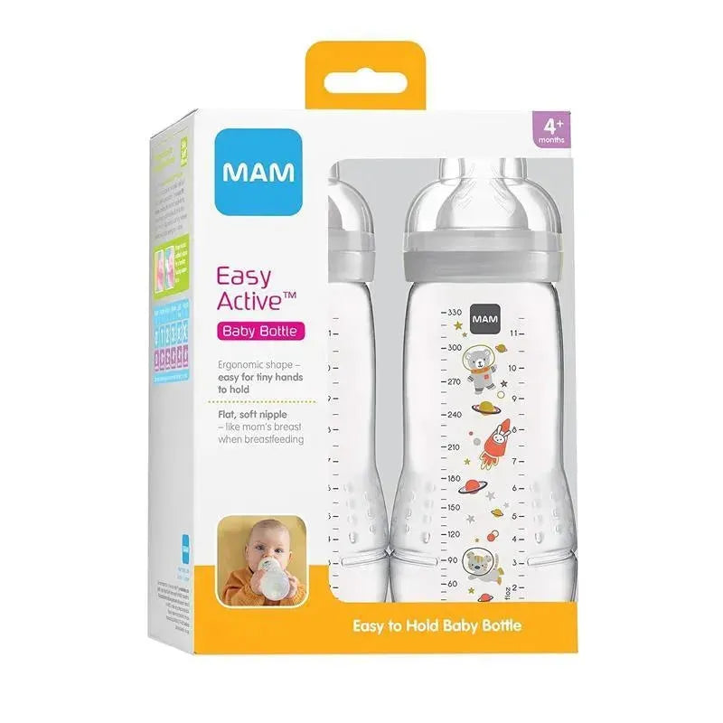 Mam - 2Pk Easy Active Bottle Fast Flow Bottles, 11Oz Image 2