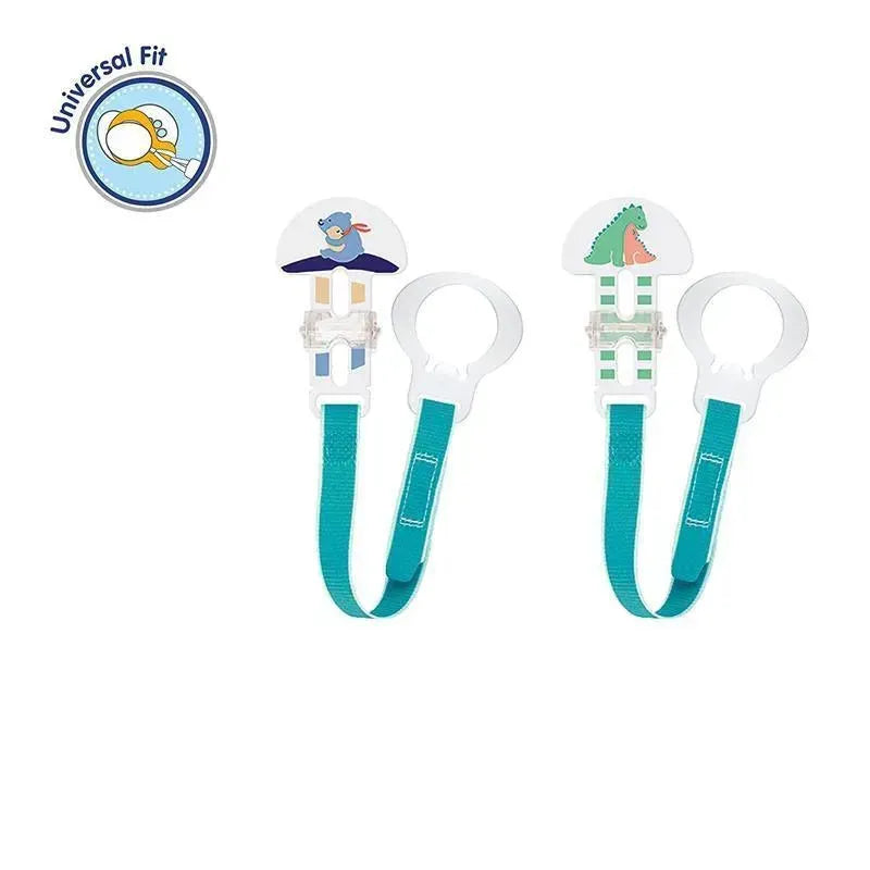 Mam - 2Pk Boy Pacifier Clip Image 2