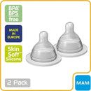 Mam - 2Pk Extra Slow Flow Nipple Image 3
