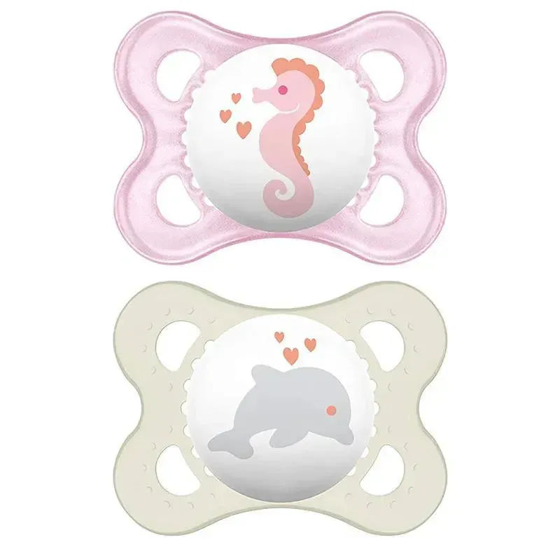 Mam - 2Pk Girl Deep Sea Pacifier, 0/6M Image 1