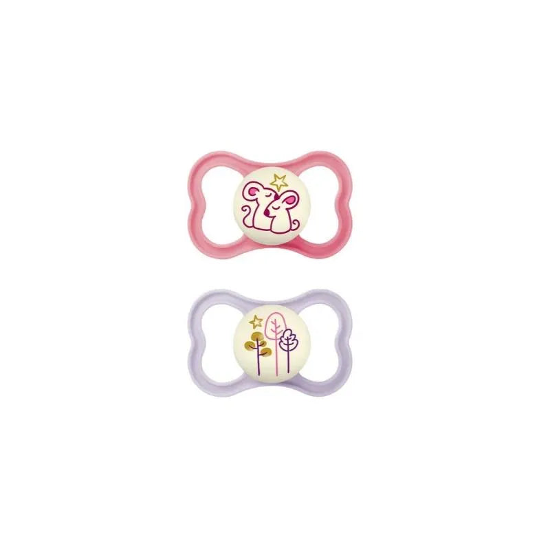 Mam - Air Night Pacifier 16+ Months, Girl Image 1