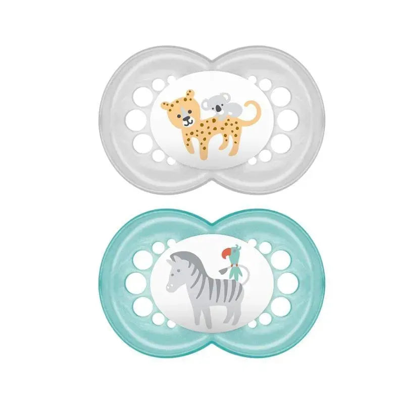 Mam Animals Pacifier 2Ct 6+ M Unisex Image 1