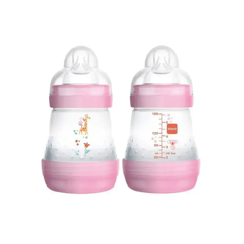 Mam Anti-Colic Bottle Double Girl, 5Oz Image 1