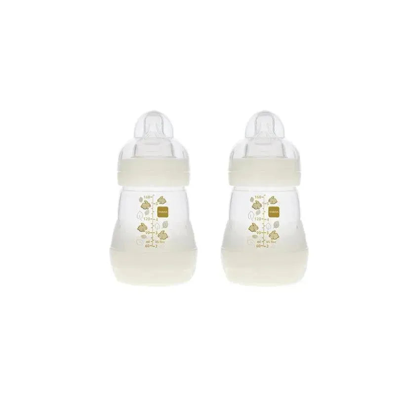 Mam - 2Pk Anti Colic Bottles 5Oz Assorted Pink/Blue/White Image 4