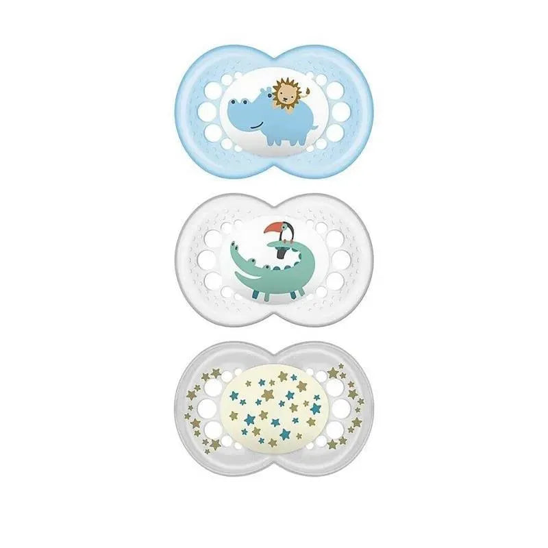 MaM Baby Day & Night Ortho 3 Pack Pacifiers 6+M Image 1