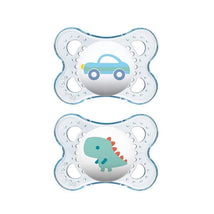 Mam Boys' Clear Pacifiers, 0-6M Image 1