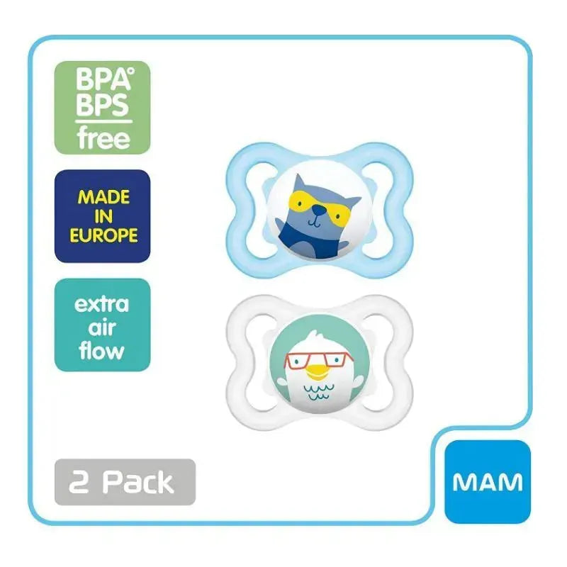 Mam Boys' Mini Air Pacifiers, 0-6M Image 3