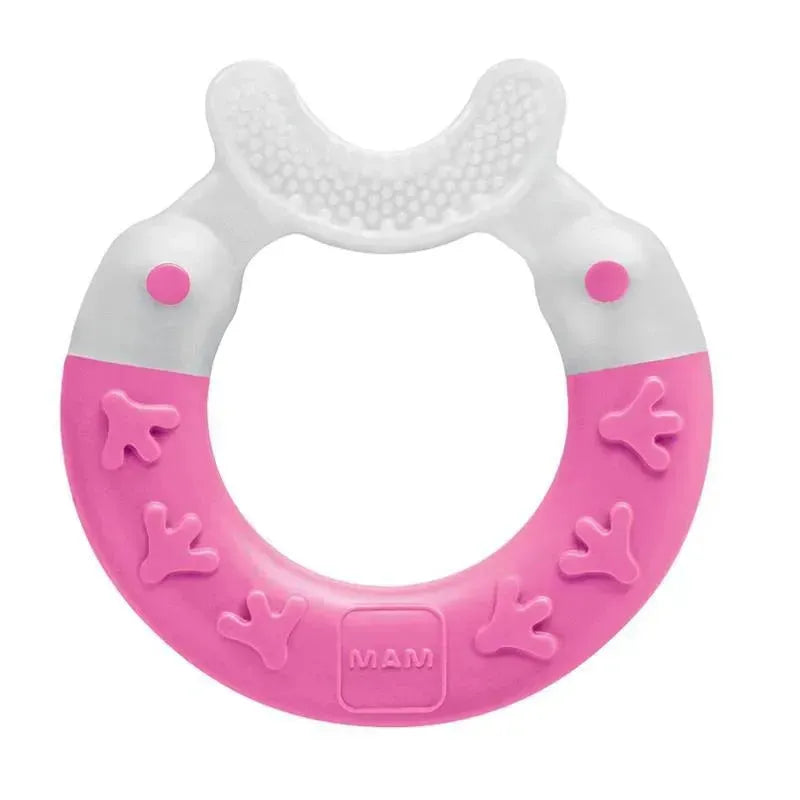 Mam Girl Bite & Brush Teether, 3M+ Image 1