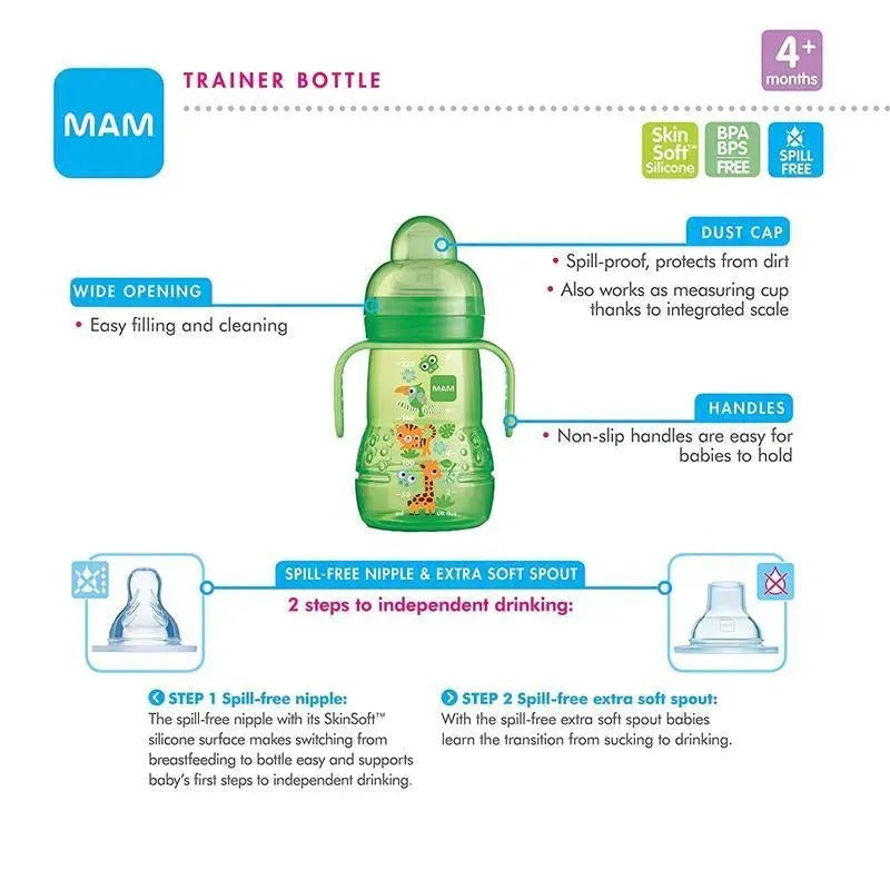 Mam - Girl Trainer Cup 8Oz, Pink, 4M+ Image 7