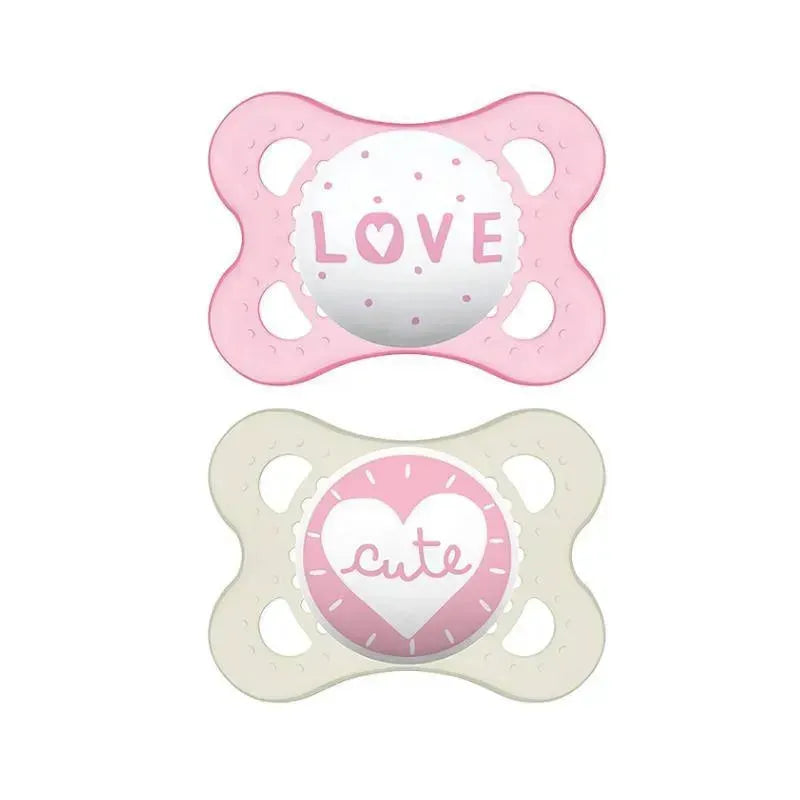 Mam Girls' Attitude Pacifiers, 0-6M Image 1