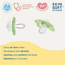 Mam Girls' Mini Air Pacifiers, 0-6M Image 2