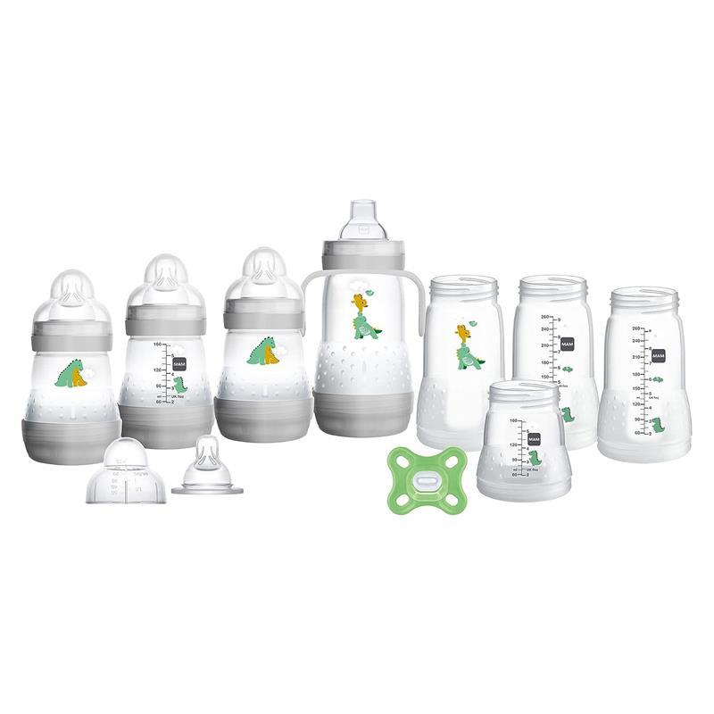 Mam - Set de regalo Grow with Baby de 15 unidades, biberones anticólicos y  tetinas de silicona SkinSoft