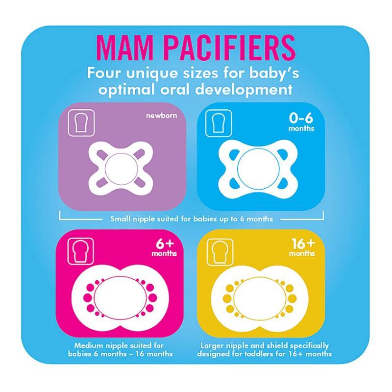 Mam Love & Affection Pacifier 2Ct - Mommy 0 - 6 M Boy Image 9