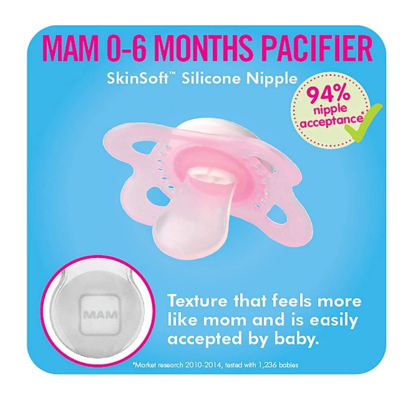 Mam Love & Affection Pacifier 2Ct - Mommy 0 - 6 M Boy Image 5