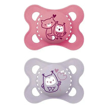 Mam - Matte Deco Pacifier 0-6 Months, Girl Image 1