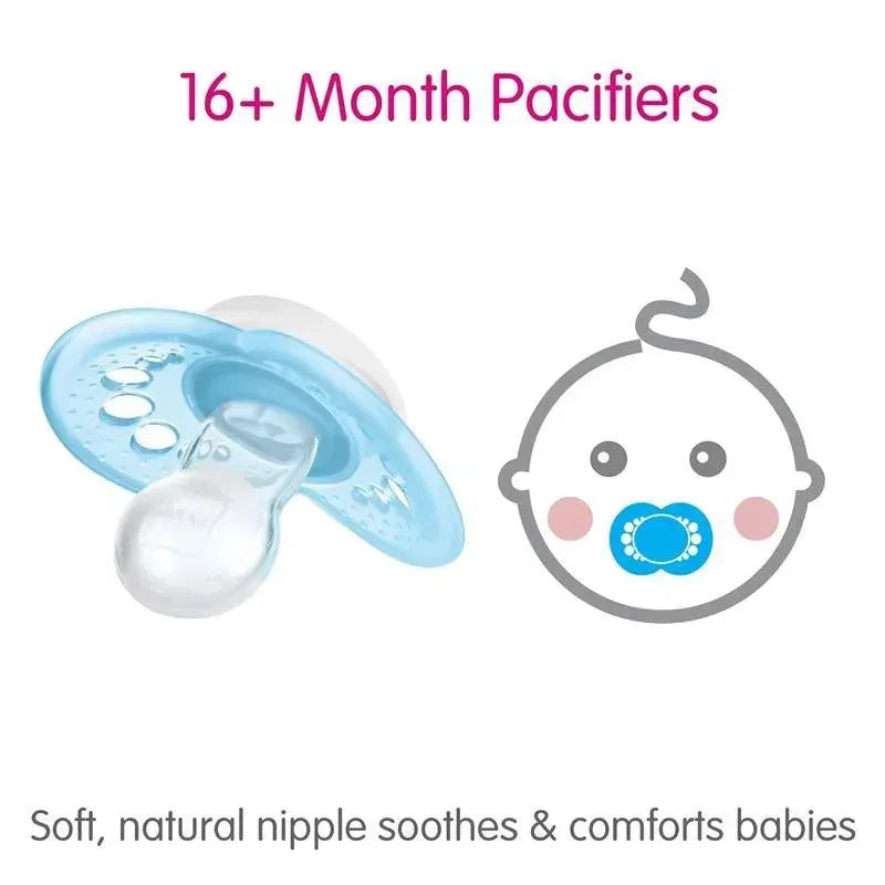 Mam - Matte Non- Deco Pacifier 16+ Months, Boy Image 3