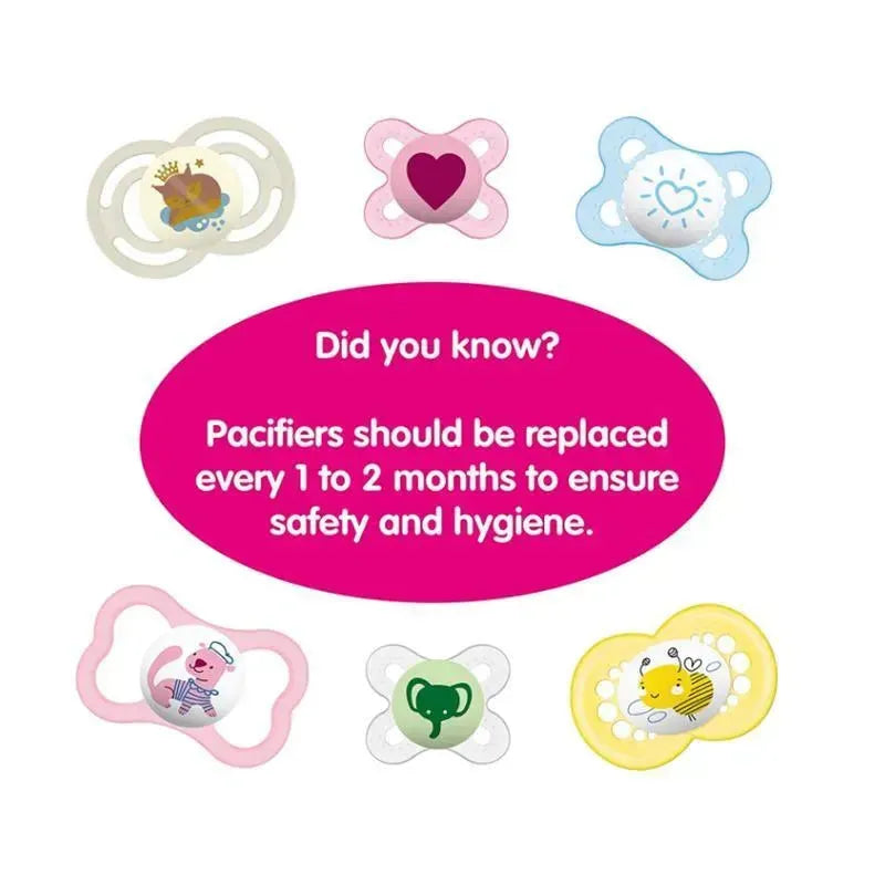 Mam Night 6+ M Pacifiers, Colors May Vary, 2-Pack Image 10