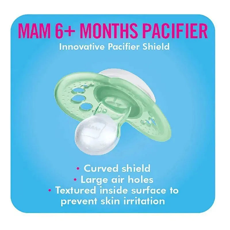 Mam Night 6+ M Pacifiers, Colors May Vary, 2-Pack Image 5