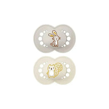 MaM Original Matte Baby Pacifier 2 PAck Grey& Beige 6-16M Image 1