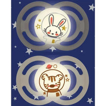 MAM - Perfect Night Silicone Pacifier +16 months, Rabbit and Bear Image 1
