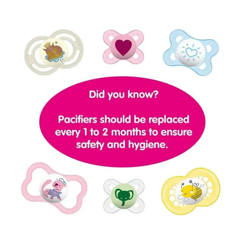 Mam Start Pacifier 0+M - Colors May Vary, 2-Pack Image 11