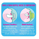 MAM's 2-Pack 0-6 months Perfect Night Pacifiers - Blue Image 3