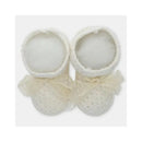 Martin Aranda - Baby Booties Knit Marfil, Pink Ciruela Image 3