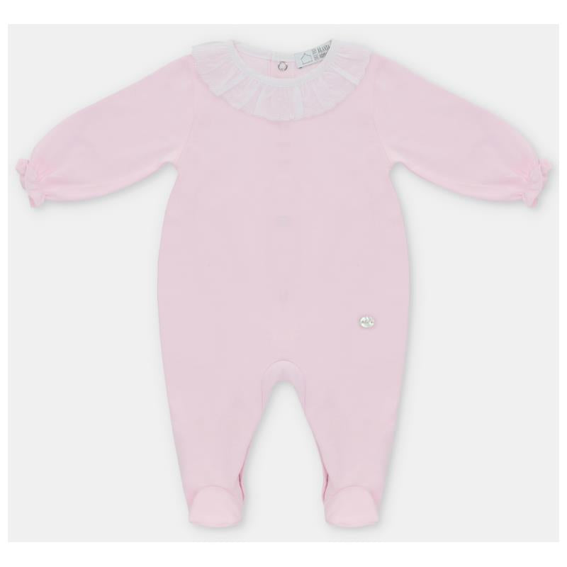 Martin Aranda - Baby Footie Interlock Basic, Rosa Bebé Image 1