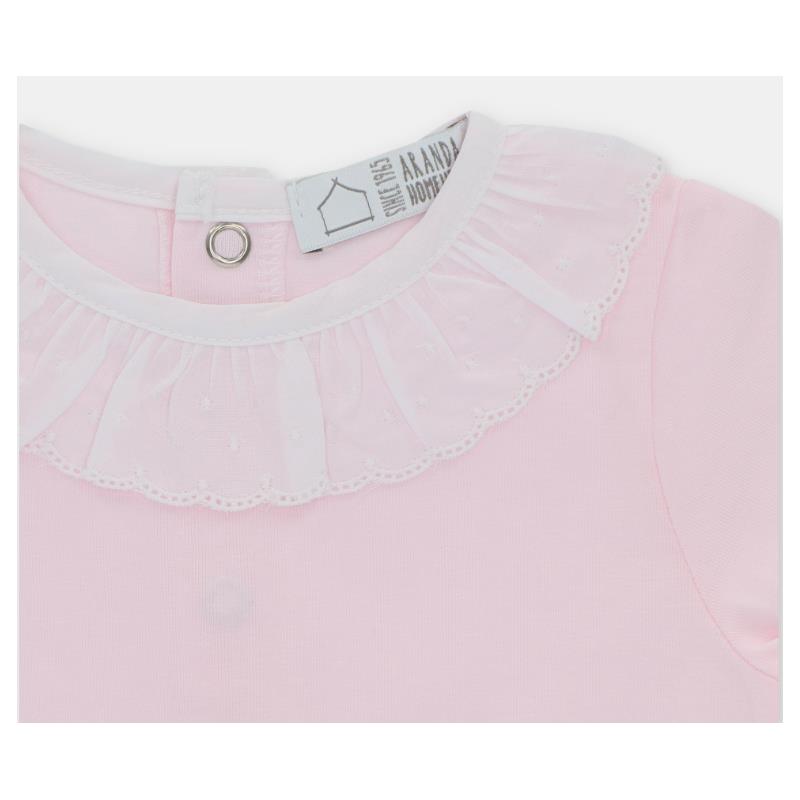 Martin Aranda - Baby Footie Interlock Basic, Rosa Bebé Image 3