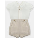Martin Aranda - Baby Set Shirt & Bloomer Woven Fabric Firenze, Arena Image 1